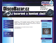 Tablet Screenshot of discobazar.cz